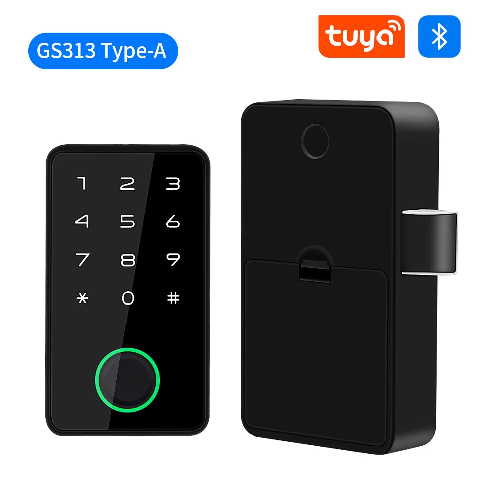 Tuya Smart Security Protection Fingerprint Locks Baby Safety Cabinet Drawer Door Buckle Home Toilet Refrigerator Lock App Unlock