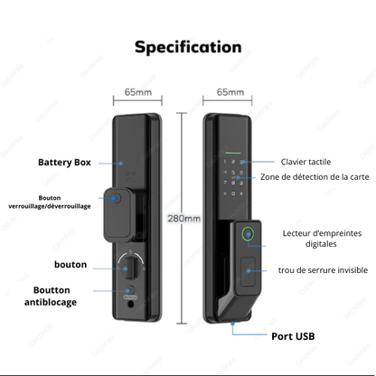 TUYA Wifi Biometric Smart Lock: Security and Simplicity at Your Fingertips