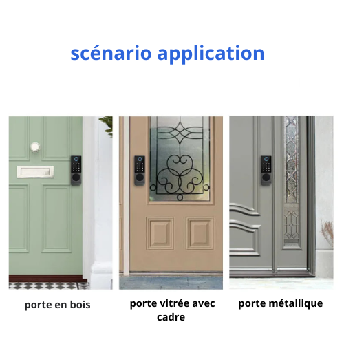 Serrure intelligente WiFi TTLock – Accès par empreinte digitale, code, carte RFID et étanchéité