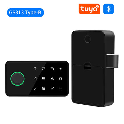 Tuya Smart Security Protection Fingerprint Locks Baby Safety Cabinet Drawer Door Buckle Home Toilet Refrigerator Lock App Unlock